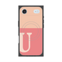 Premium Square Case with MagSafe［ Original - initial two tone - U pink ］