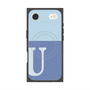 Premium Square Case with MagSafe［ Original - initial two tone - U blue ］