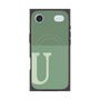Premium Square Case with MagSafe［ Original - initial two tone - U green ］