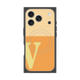 Premium Square Case with MagSafe［ Original - initial two tone - V orange ］