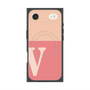 Premium Square Case with MagSafe［ Original - initial two tone - V pink ］