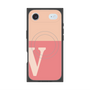 Premium Square Case with MagSafe［ Original - initial two tone - V pink ］