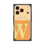 Premium Square Case with MagSafe［ Original - initial two tone - W orange ］