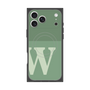 Premium Square Case with MagSafe［ Original - initial two tone - W green ］