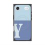 Premium Square Case with MagSafe［ Original - initial two tone - Y blue ］