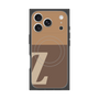 Premium Square Case with MagSafe［ Original - initial two tone - Z brown ］