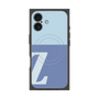 Premium Square Case with MagSafe［ Original - initial two tone - Z blue ］