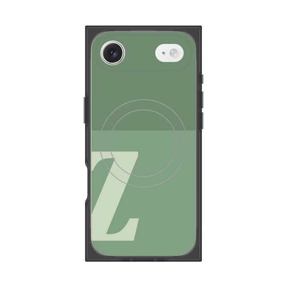 Premium Square Case with MagSafe［ Original - initial two tone - Z green ］