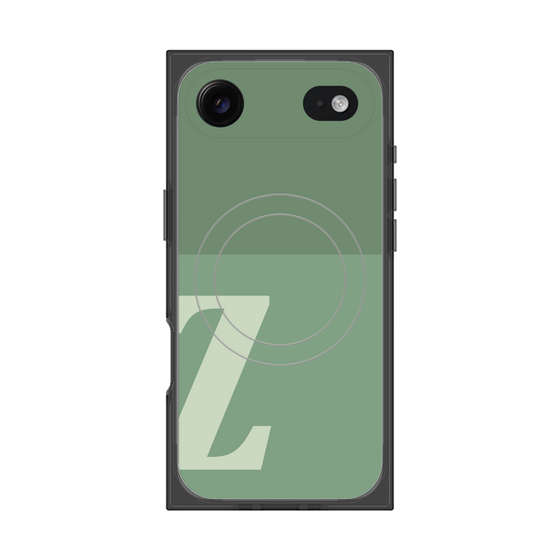 Premium Square Case with MagSafe［ Original - initial two tone - Z green ］