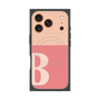 Premium Square Case with MagSafe［ Original - initial two tone - B pink ］