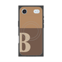 Premium Square Case with MagSafe［ Original - initial two tone - B brown ］