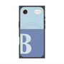 Premium Square Case with MagSafe［ Original - initial two tone - B blue ］