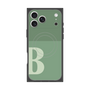 Premium Square Case with MagSafe［ Original - initial two tone - B green ］