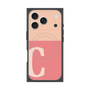Premium Square Case with MagSafe［ Original - initial two tone - C pink ］