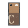 Premium Square Case with MagSafe［ Original - initial two tone - C brown ］