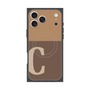 Premium Square Case with MagSafe［ Original - initial two tone - C brown ］