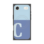 Premium Square Case with MagSafe［ Original - initial two tone - C blue ］