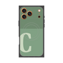 Premium Square Case with MagSafe［ Original - initial two tone - C green ］