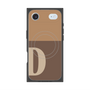 Premium Square Case with MagSafe［ Original - initial two tone - D brown ］
