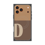 Premium Square Case with MagSafe［ Original - initial two tone - D brown ］