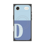 Premium Square Case with MagSafe［ Original - initial two tone - D blue ］