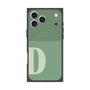 Premium Square Case with MagSafe［ Original - initial two tone - D green ］