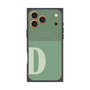 Premium Square Case with MagSafe［ Original - initial two tone - D green ］