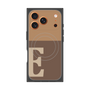 Premium Square Case with MagSafe［ Original - initial two tone - E brown ］