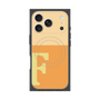 Premium Square Case with MagSafe［ Original - initial two tone - F orange ］