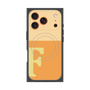 Premium Square Case with MagSafe［ Original - initial two tone - F orange ］