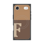 Premium Square Case with MagSafe［ Original - initial two tone - F brown ］