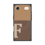 Premium Square Case with MagSafe［ Original - initial two tone - F brown ］