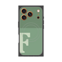 Premium Square Case with MagSafe［ Original - initial two tone - F green ］
