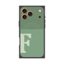 Premium Square Case with MagSafe［ Original - initial two tone - F green ］