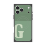 Premium Square Case with MagSafe［ Original - initial two tone - G green ］