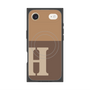 Premium Square Case with MagSafe［ Original - initial two tone - H brown ］