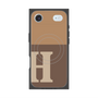 Premium Square Case with MagSafe［ Original - initial two tone - H brown ］