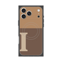 Premium Square Case with MagSafe［ Original - initial two tone - I brown ］