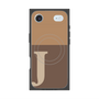 Premium Square Case with MagSafe［ Original - initial two tone - J brown ］