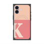 Premium Square Case with MagSafe［ Original - initial two tone - K pink ］