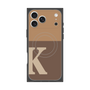 Premium Square Case with MagSafe［ Original - initial two tone - K brown ］