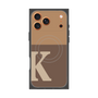 Premium Square Case with MagSafe［ Original - initial two tone - K brown ］