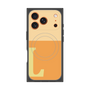 Premium Square Case with MagSafe［ Original - initial two tone - L orange ］