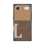 Premium Square Case with MagSafe［ Original - initial two tone - L brown ］