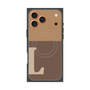 Premium Square Case with MagSafe［ Original - initial two tone - L brown ］