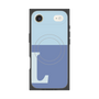 Premium Square Case with MagSafe［ Original - initial two tone - L blue ］