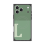 Premium Square Case with MagSafe［ Original - initial two tone - L green ］