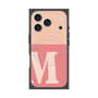 Premium Square Case with MagSafe［ Original - initial two tone - M pink ］