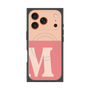 Premium Square Case with MagSafe［ Original - initial two tone - M pink ］