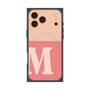 Premium Square Case with MagSafe［ Original - initial two tone - M pink ］